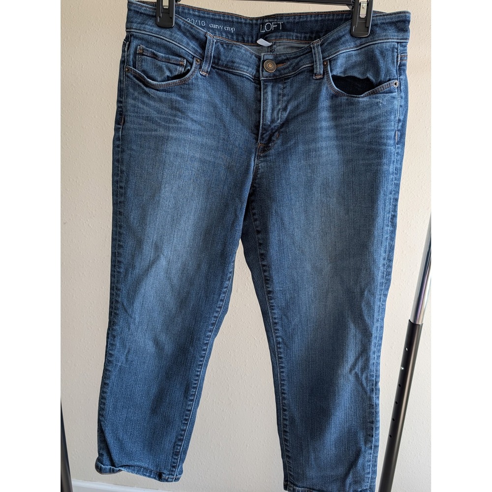 Levis 515 Boot Cut Jeans Womens 16 S/C Medium Wash Blue Stretch Flap Pocket